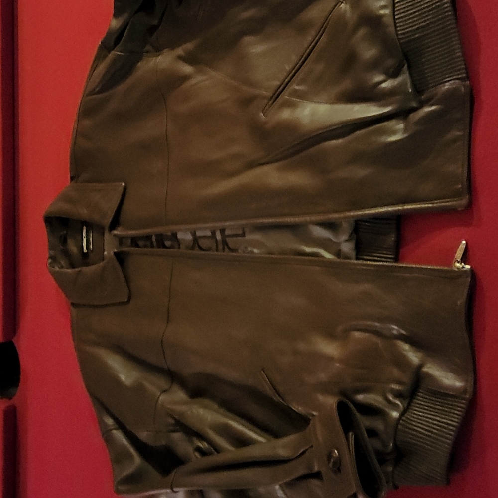 Leather jacket